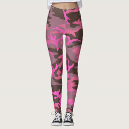 Rosa Camo leggings