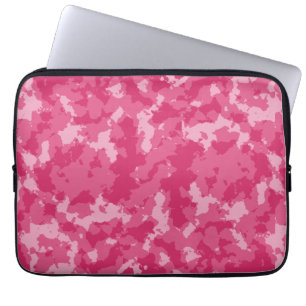 Rosa Camo Mönster Laptop Fodral