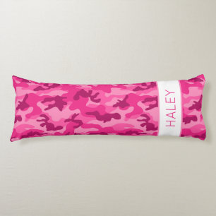 Rosa Camo NAMN Kids Bedroom Decor Roligt Kroppskudde