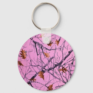 Rosa Camo Nyckelring