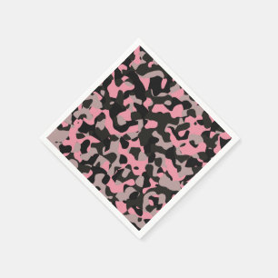 Rosa Camo Pappersservett