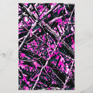 Rosa Camo "Real" Brevpapper