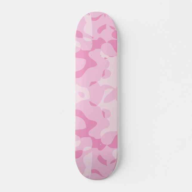 Rosa Camo Skateboard (Framsida)