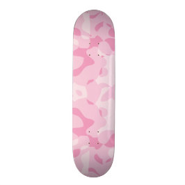 Rosa Camo Skateboard Bräda 20 Cm