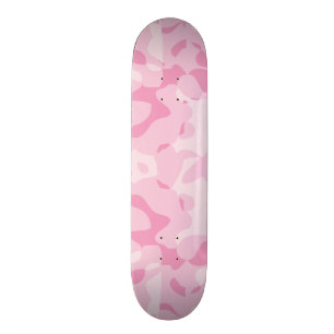 Rosa Camo Skateboard Bräda 20 Cm