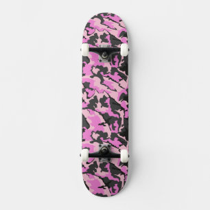 Rosa Camo, Skateboard för ¾ 7" Bräda 20,5 Cm