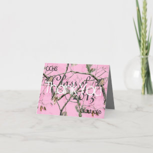Rosa Camo tackkort