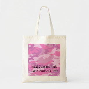 Rosa Camoflauge Tygkasse