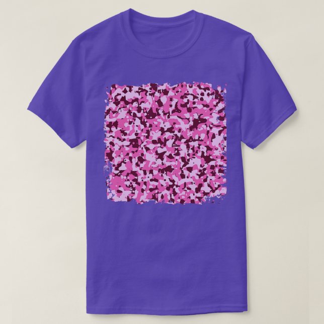 Rosa Camoue T Shirt (Design framsida)