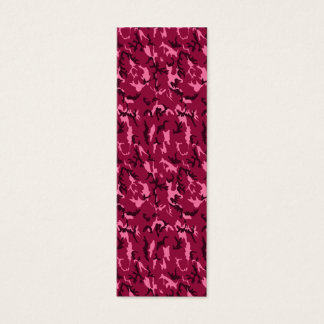 Rosa Camouflage Bookmark Litet Visitkort