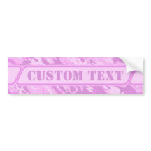 Rosa Camouflage Bumper Sticker