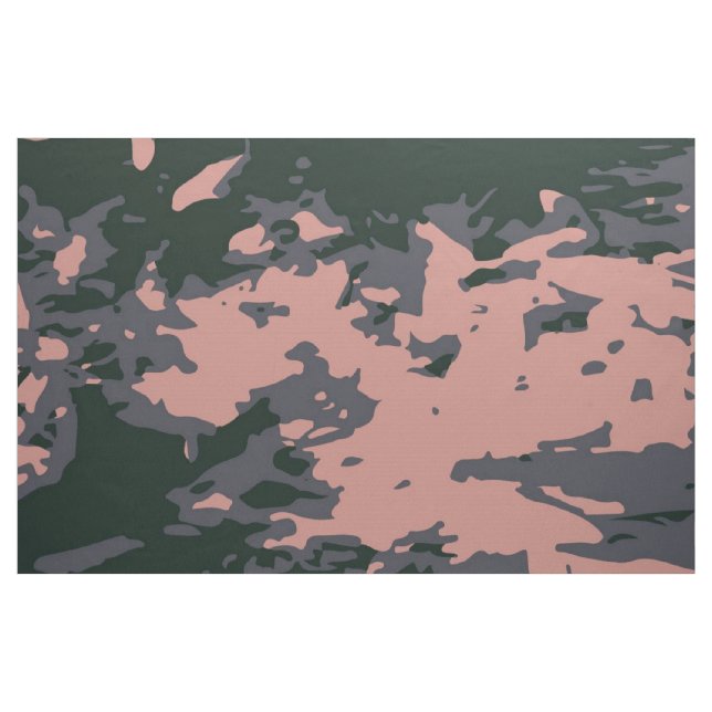 Rosa Camouflage Design Tyg (Yard)