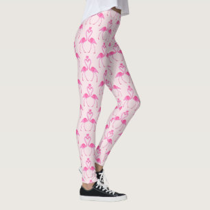Rosa Camouflage Flamingo Valentines Day Leggings