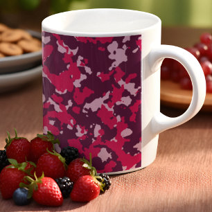 Rosa Camouflage Kaffemugg