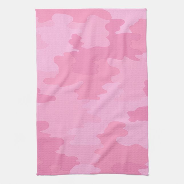 Rosa Camouflage Kitchen Towel Kökshandduk (Vertikal)