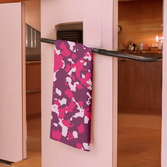 Rosa Camouflage Kökshandduk (Kitchen Towel)
