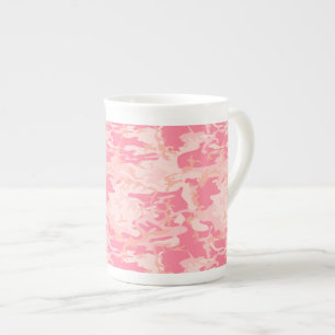 Rosa Camouflage, militär, armé Benporslin Mugg