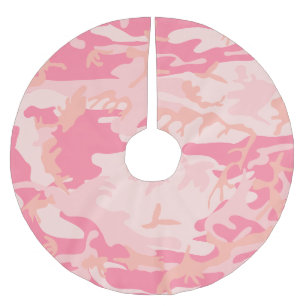 Rosa Camouflage, militär, armé Julgransmatta Borstad Polyester