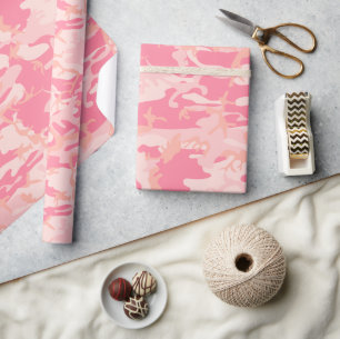 Rosa Camouflage, militär, armé Presentpapper