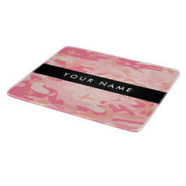 Rosa Camouflage Mönster, ditt namn, anpassa