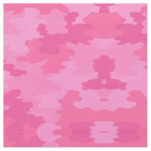Rosa Camouflage Mönster Tyg