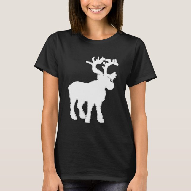 Rosa Camouflage Moose T-shirts (Framsida)