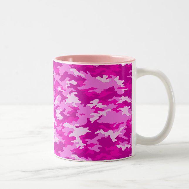 Rosa Camouflage Mugg (Höger)