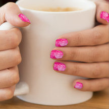 Rosa Camouflage Nail Art