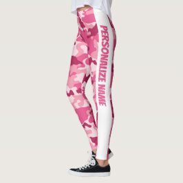 Rosa Camouflage PERSONALIZE Leggings