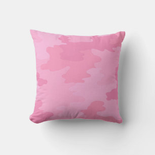 Rosa Camouflage Pillow Kudde