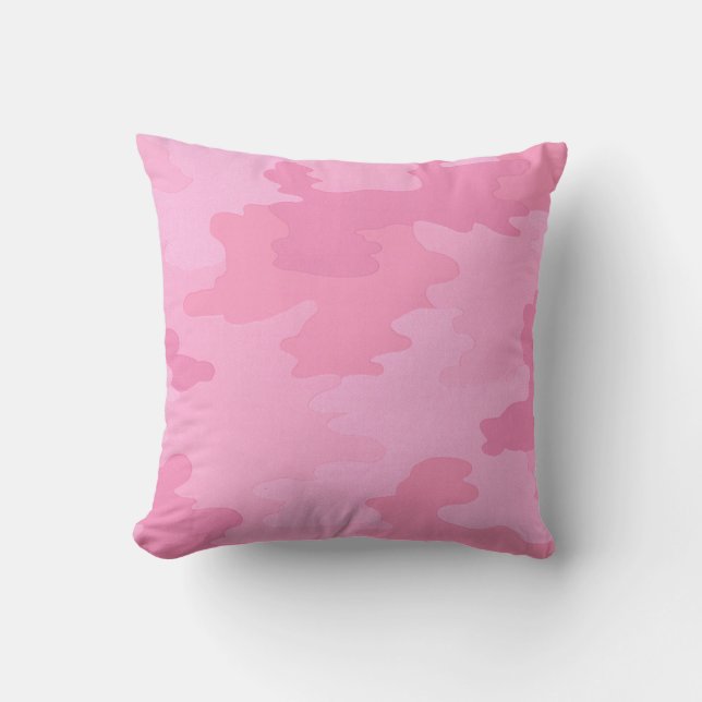 Rosa Camouflage Pillow Kudde (Framsida)