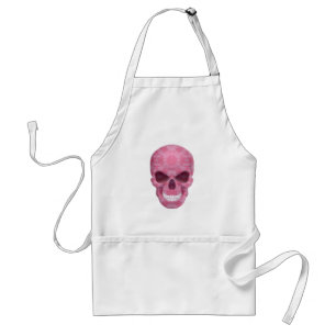 Rosa Camouflage Skull Apron Förkläde