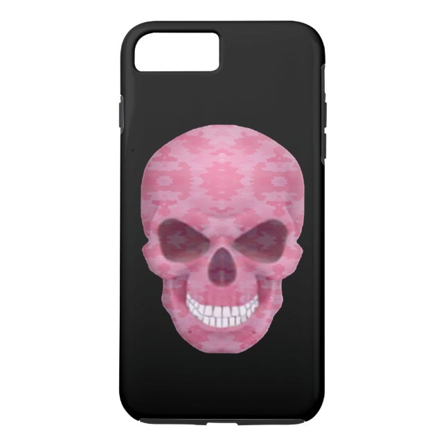 Rosa Camouflage Skull iPhone 7 Fodral Case-Mate iPhone Skal (Baksida)