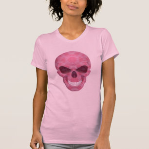 Rosa Camouflage Skull Shirt Tröja