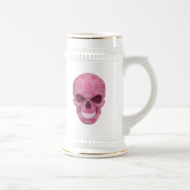 Rosa Camouflage Skull Stein Sejdel (Höger)