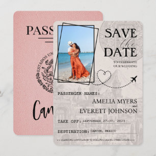 Rosa Cancun Passport Spara datum Datumet