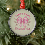 Rosa Candy cane jul Klubb Julafton Season Julgransprydnad Metall<br><div class="desc">Rosa Candy cane jul Klubb Julafton Season</div>