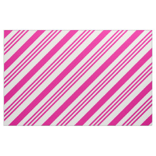Rosa Candy cane Rand Stil 1 Tyg