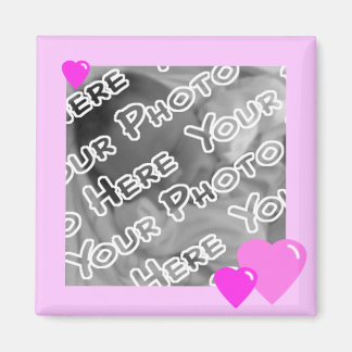 Rosa Candy Hearts Magnet