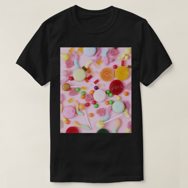  Rosa Candy T Shirt (Design framsida)