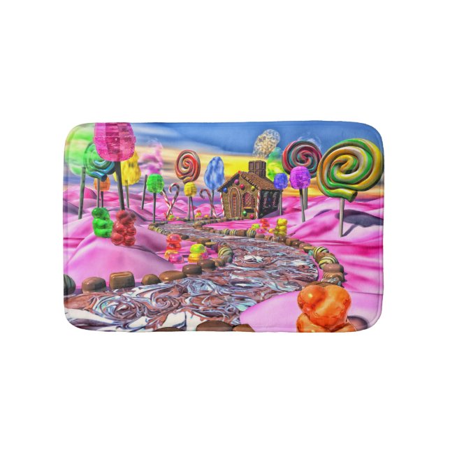 Rosa Candyland Bathmat Badrumsmatta (Framsidan)
