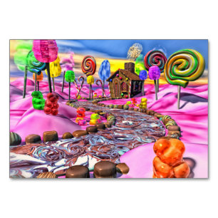 Rosa Candyland Bordsnummer