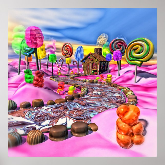 Rosa Candyland Poster (Framsidan)