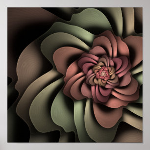 Rosa Canina Erratica 12 tum x 12 tum Poster