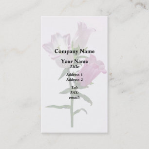 Rosa Canterbury Klockor Visitkort
