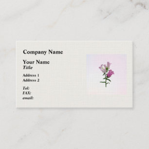 Rosa Canterbury Klockor Visitkort