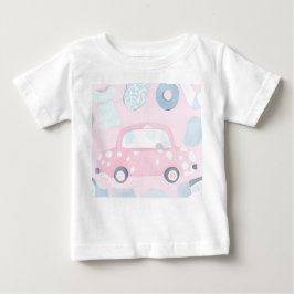 Rosa Car AI-konst T Shirt