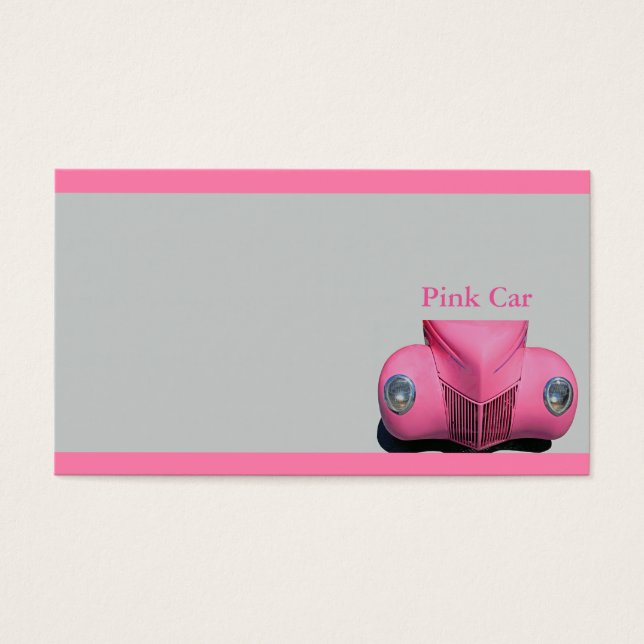 Rosa Car Visitkort (Framsidan)