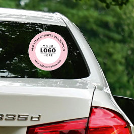 Rosa Car Window Decal Brand Logotyp-webbplats Klistermärken