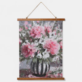 Rosa Carnation Blommigt Flower Arrangemang Black